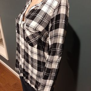 Plaid blouse